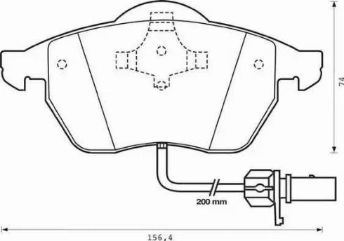 Stop 573022S - Тормозные колодки, дисковые, комплект autospares.lv