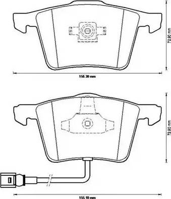 Stop 573197S - Тормозные колодки, дисковые, комплект autospares.lv