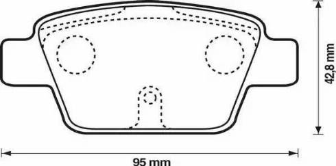 Stop 573105S - Тормозные колодки, дисковые, комплект autospares.lv