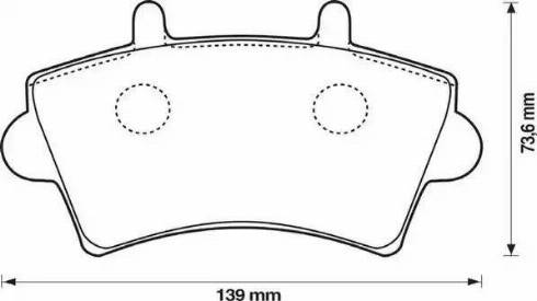 Stop 573107S - Тормозные колодки, дисковые, комплект autospares.lv