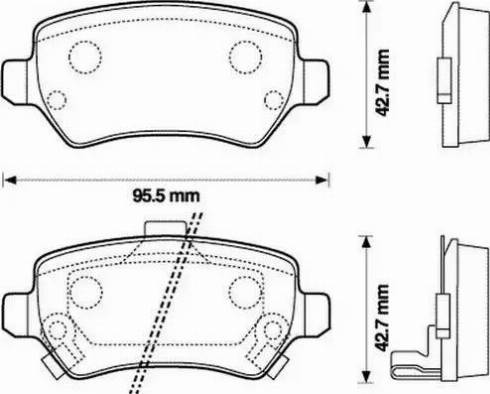 Stop 573122S - Тормозные колодки, дисковые, комплект autospares.lv