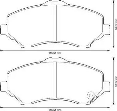 Stop 573298S - Тормозные колодки, дисковые, комплект autospares.lv