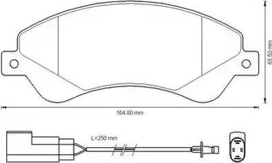 Stop 573276S - Тормозные колодки, дисковые, комплект autospares.lv