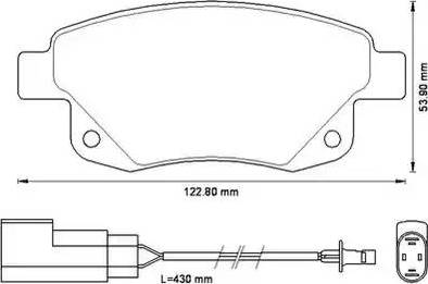 Stop 573277S - Тормозные колодки, дисковые, комплект autospares.lv