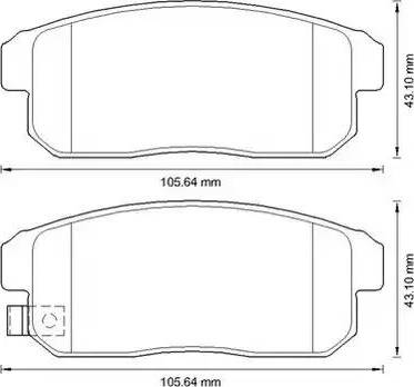 Stop 572592S - Тормозные колодки, дисковые, комплект autospares.lv