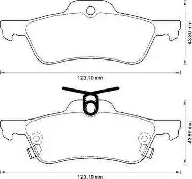 Stop 572588S - Тормозные колодки, дисковые, комплект autospares.lv