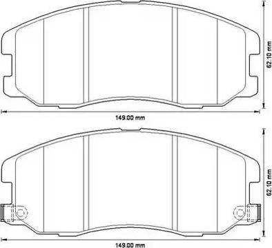 Stop 572570S - Тормозные колодки, дисковые, комплект autospares.lv