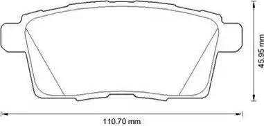 Stop 572644S - Тормозные колодки, дисковые, комплект autospares.lv