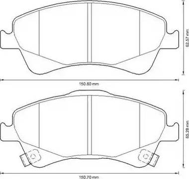 Stop 572600S - Тормозные колодки, дисковые, комплект autospares.lv