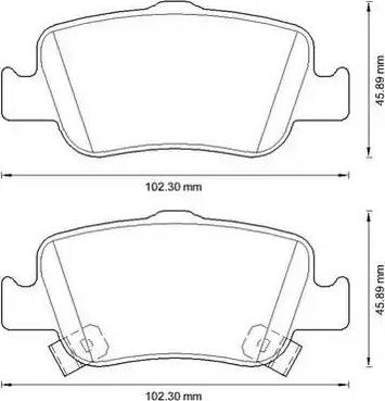 Stop 572601S - Тормозные колодки, дисковые, комплект autospares.lv