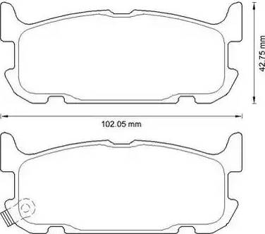 Stop 572603S - Тормозные колодки, дисковые, комплект autospares.lv