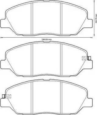 Stop 572607S - Тормозные колодки, дисковые, комплект autospares.lv