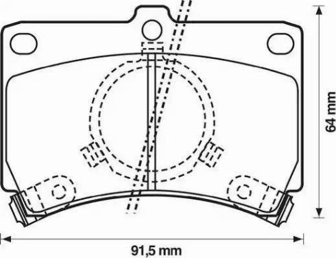 Stop 572144S - Тормозные колодки, дисковые, комплект autospares.lv