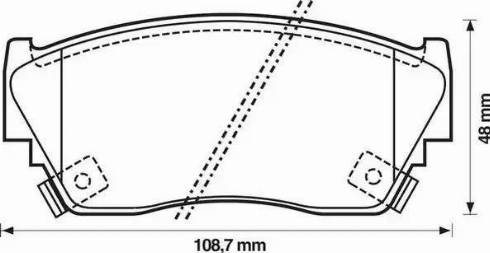 Stop 572210S - Тормозные колодки, дисковые, комплект autospares.lv