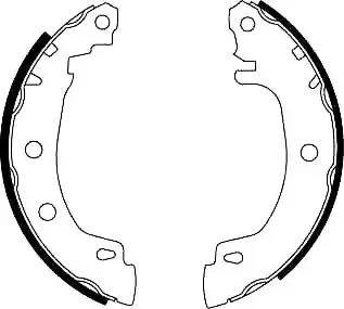 Stop 362320S - Комплект тормозных колодок, барабанные autospares.lv