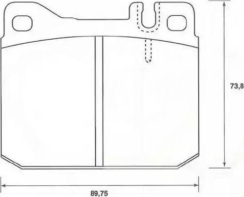 Stop 2955404930 - Тормозные колодки, дисковые, комплект autospares.lv