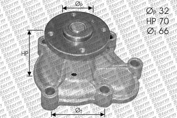 Storm PA10591 - Водяной насос autospares.lv