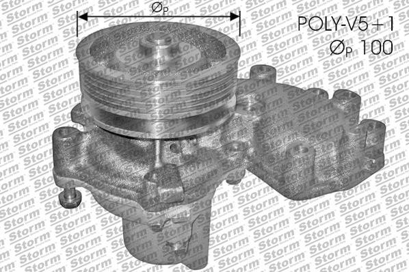 Storm PA10557 - Водяной насос autospares.lv