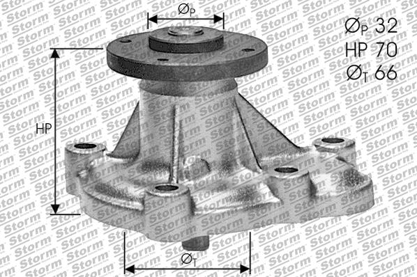 Storm PA10576 - Водяной насос autospares.lv