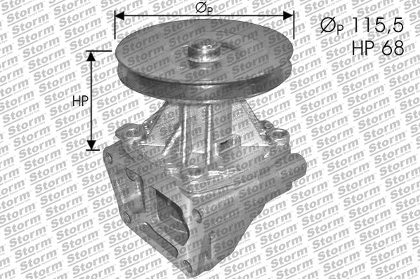 Storm PA10021 - Водяной насос autospares.lv