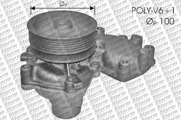 Storm PA10748 - Водяной насос autospares.lv