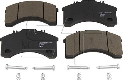 ST-Templin 03.120.8700.030 - Тормозные колодки, дисковые, комплект autospares.lv