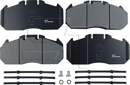 ST-Templin 03.120.8700.181 - Тормозные колодки, дисковые, комплект autospares.lv