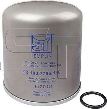 ST-Templin 02.100.7786.140 - Патрон осушителя воздуха, пневматическая система autospares.lv