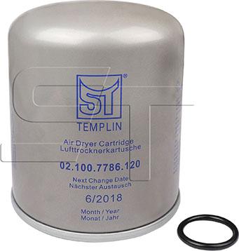 ST-Templin 02.100.7786.120 - Патрон осушителя воздуха, пневматическая система autospares.lv