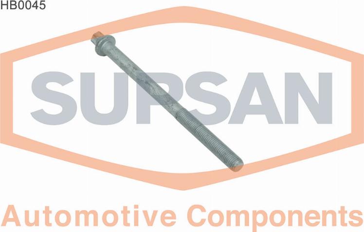 SUPSAN HB0045 - Комплект болтов головки цилиндра autospares.lv