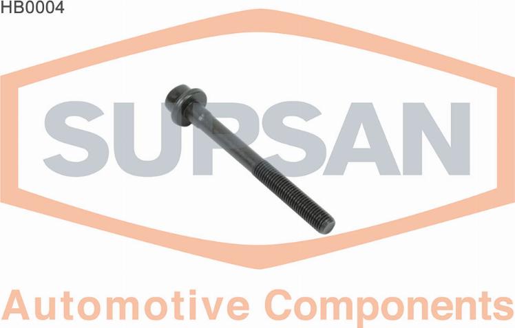 SUPSAN HB0004 - Комплект болтов головки цилиндра autospares.lv