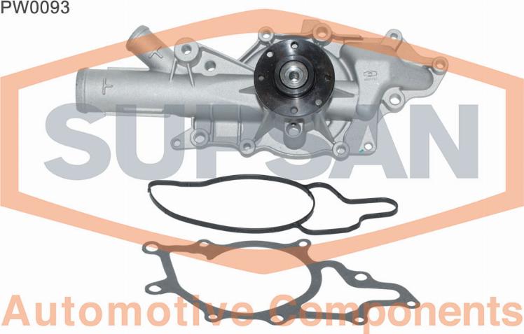 SUPSAN PW0093 - Водяной насос autospares.lv