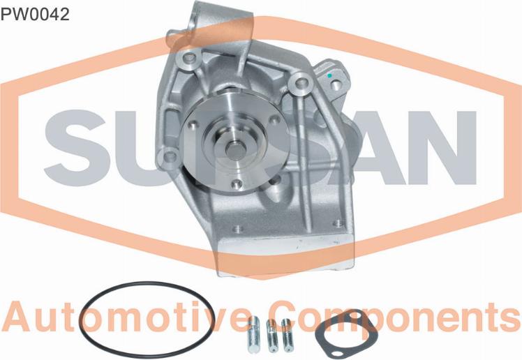 SUPSAN PW0042 - Водяной насос autospares.lv