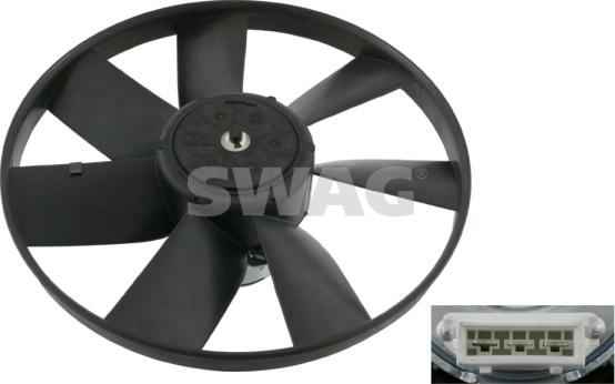 Swag 99 90 6993 - Вентилятор, охлаждение двигателя autospares.lv