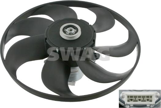 Swag 99 91 4848 - Вентилятор, охлаждение двигателя autospares.lv