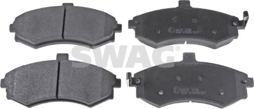 Swag 90 91 6679 - Тормозные колодки, дисковые, комплект autospares.lv