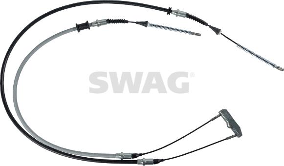 Swag 40 90 4666 - Тросик, cтояночный тормоз autospares.lv