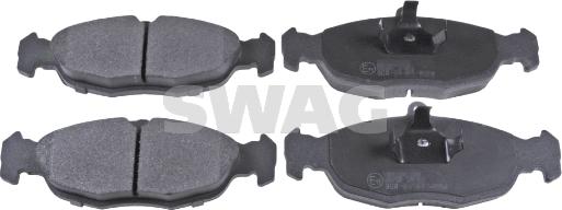 Swag 40 91 6055 - Тормозные колодки, дисковые, комплект autospares.lv