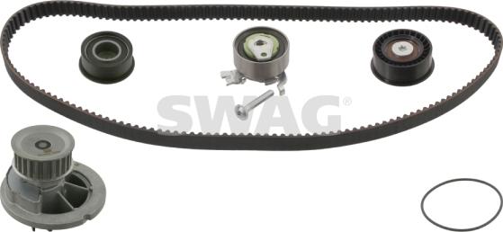 Swag 40 93 3828 - Водяной насос + комплект зубчатого ремня ГРМ autospares.lv