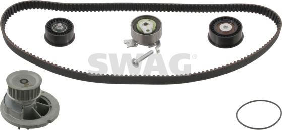 Swag 40 93 3827 - Водяной насос + комплект зубчатого ремня ГРМ autospares.lv