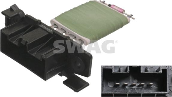 Swag 40 10 0043 - Сопротивление, реле, вентилятор салона autospares.lv
