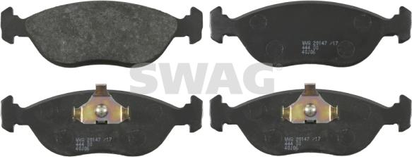 Swag 55 91 6470 - Тормозные колодки, дисковые, комплект autospares.lv