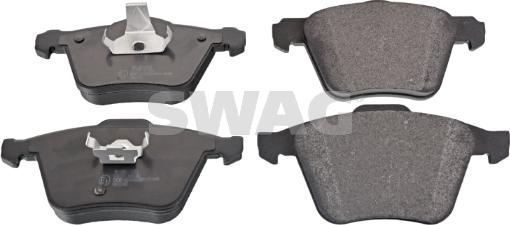 Swag 55 91 6505 - Тормозные колодки, дисковые, комплект autospares.lv