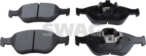 Swag 50 91 6401 - Тормозные колодки, дисковые, комплект autospares.lv