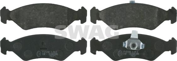 Swag 50 91 6042 - Тормозные колодки, дисковые, комплект autospares.lv
