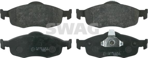 Swag 50 91 6202 - Тормозные колодки, дисковые, комплект autospares.lv