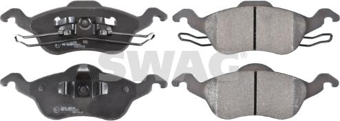 Swag 50 91 6279 - Тормозные колодки, дисковые, комплект autospares.lv