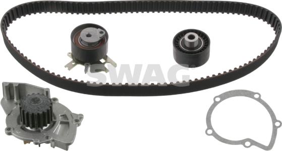 Swag 50 93 2722 - Водяной насос + комплект зубчатого ремня ГРМ autospares.lv