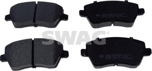 Swag 60 91 6523 - Тормозные колодки, дисковые, комплект autospares.lv
