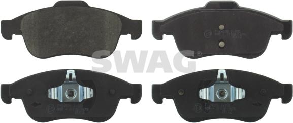 Swag 60 91 6783 - Тормозные колодки, дисковые, комплект autospares.lv